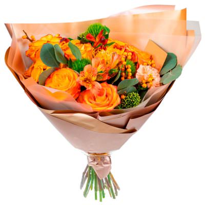 Букет «Оранжевое солнце»
