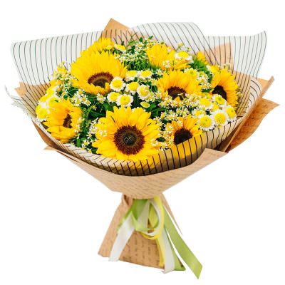 Праздничный букет из цветов «Цветочная акварель»