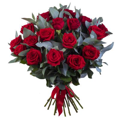 Букет бордовых роз «Бордовая мечта»