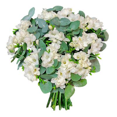 Букет с фрезиями «Розовая симфония»