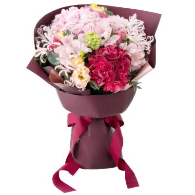 Букет из цветов «Розовый шик»