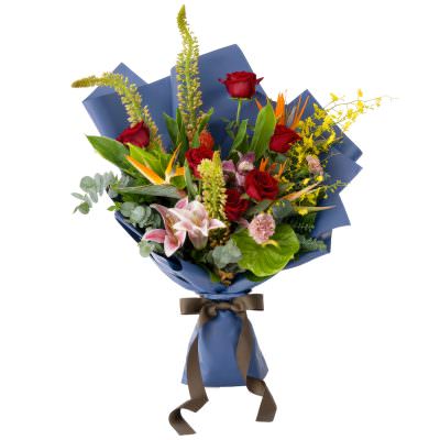 Букет цветов «Летний фейерверк»