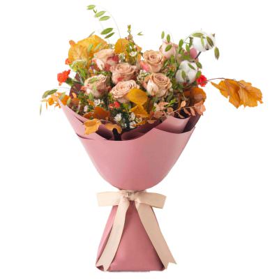 Классический букет живых цветов «Осенний блюз»
