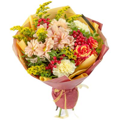 Классический букет цветов «Дыхание лета»