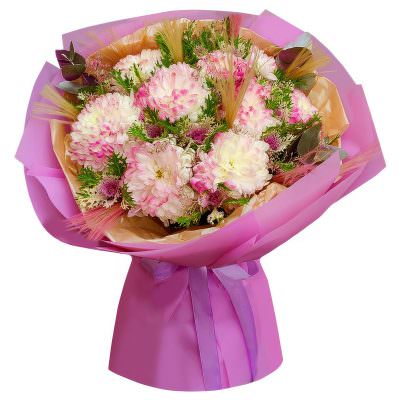 Букет с астрами «Райский остров»