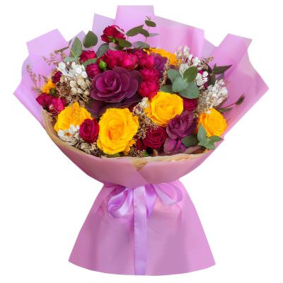 Цветочный букет «Энергия утра»