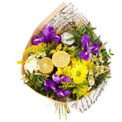 Красивый букет из ароматных цветов «Солнечная радость»
