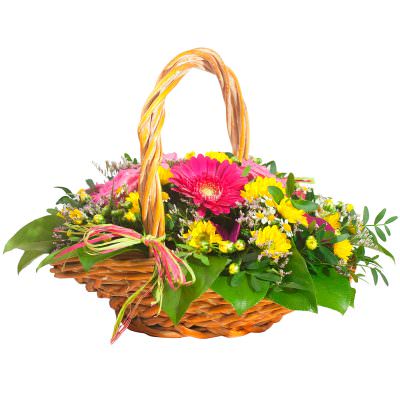 Красивая композиция из цветов «Весеннее настроение»