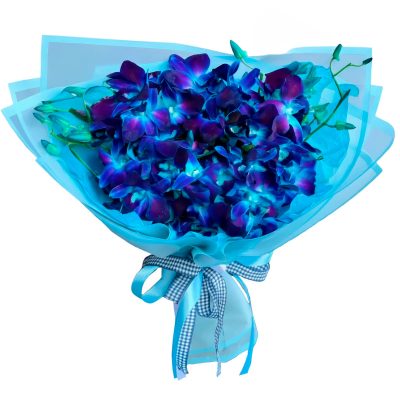 Букет дендробиумов «Синие грёзы»
