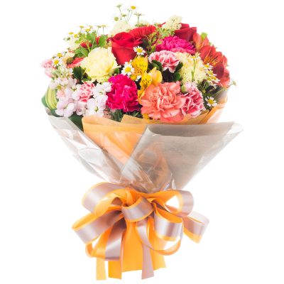 Авторский букет цветов «Цветов вихрь»